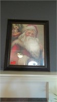 Framed Santa Claus Print