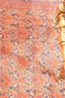 Iranian wool pile area rug 9ft x 6ft