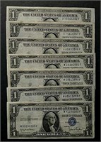 20  1935- D & E  $1 Silver Certificates  F - XF