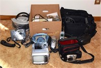 Camcorder, change collector, cordless telephone,