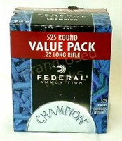 525 Round Value Pack Federal Champion .22 LR HP