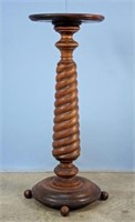 Tobacco Twist Column Pedestal C. 1900
