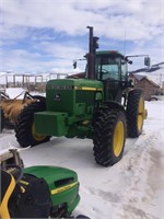 1990 JOHN DEERE 4955 4X4 TRACTOR