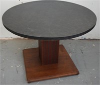 Round Table with Square Base