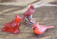 Lot Of Cardinal Figurines