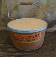 “Luden`s Dixie Mixture” Lidded Bucket