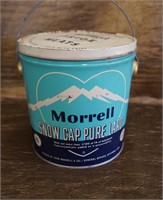 Morrell Snow Cap Lard Tin