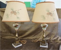 Pair Vintage Lamps.