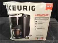 Keurig K compact coffee maker. Appears new in