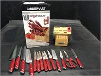 Farberware professional knife set. One knife is