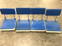 4 UK Wildcats game seats vintage. Some rips are