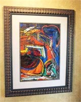 Signed Arie Van Selm Abstract Impasto Painting