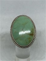 Turquoise Ring Set in .925 Signed Darla H