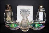 Oleg Cassini Iridescent Crystal Oyster with