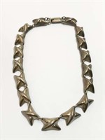 Criss Cross .925 Choker Style Necklace