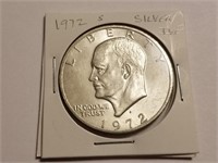 1972-S IKE DOLLAR SILVER COIN