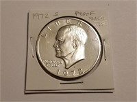 1972-S IKE DOLLAR SILVER PROOF COIN