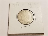 1895 BARBER SILVER QUARTER COIN