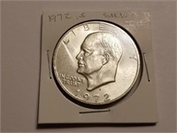 1972-S SILVER IKE DOLLAR COIN