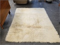 LARGE FLOCATI HAND WOVEN RUG
