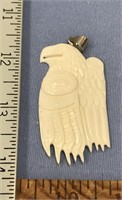 2.5" Tlingit style eagle pendant          (k 130)