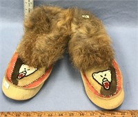 Pair of slippers, 11" long, in like new condition,