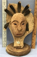 Mask 14", wood and bone          (k 130)