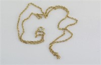 Delicate 14ct yellow gold necklace