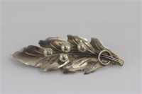 Taxco sterling silver brooch