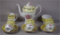 Roslyn China coffee set for 6