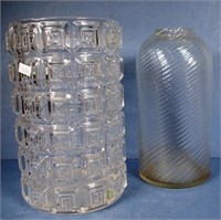 Two various glass vases