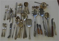 Quantity of mostly silver plated flatware