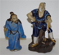 Two various Chinese ceramic character figures