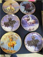 6 collectors plates: Western Heritage Museum