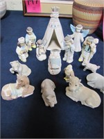 15 pc made in China nativity set