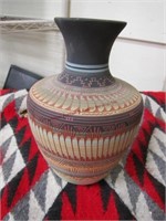 Navajo pottery by Ronald Smith 9.5" tall