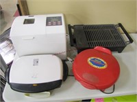 4 pcs of kitchen appliances: bread maker,