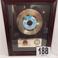 FRAMED 1 MILLION COPY RECORD "CHECK YES OR NO" BY