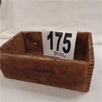 OLD WOODEN BOX 9 IN