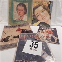 1923 MCCLURE'S, 1937 MCCALL'S AND 1939 PICTORIAL