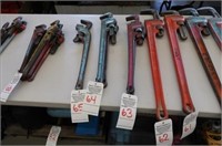 LOT, (2) RIDGID 24" PIPE WRENCHES