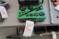 LOT, (2) GREENLEE 1/2" - 2" KNOCKOUT PUNCH SETS