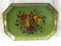LARGE TOLE PAINTED TRAY 18" X 26"