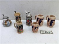 Nice Size Lot of Steins / Mugs as Shown