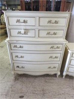 FRENCH PROVINCIAL CHEST 50"T X 41.5"W X 19"D