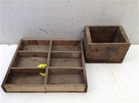 Pair of Wood Boxes
