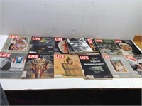 (22) 1960's Life Magazines