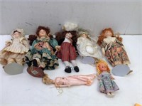 Lot of (7) Dolls as Shown