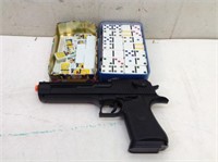 Air Soft Gun 6MM (Untested) & Domino's Game