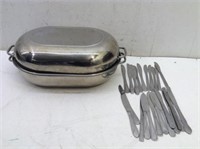 Housewares  Steel Cooker & Flatware